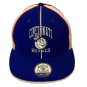 Cincinnati Royals Hardwood Classics Basketball Cap Fitted Rare NEW Size 7 XS